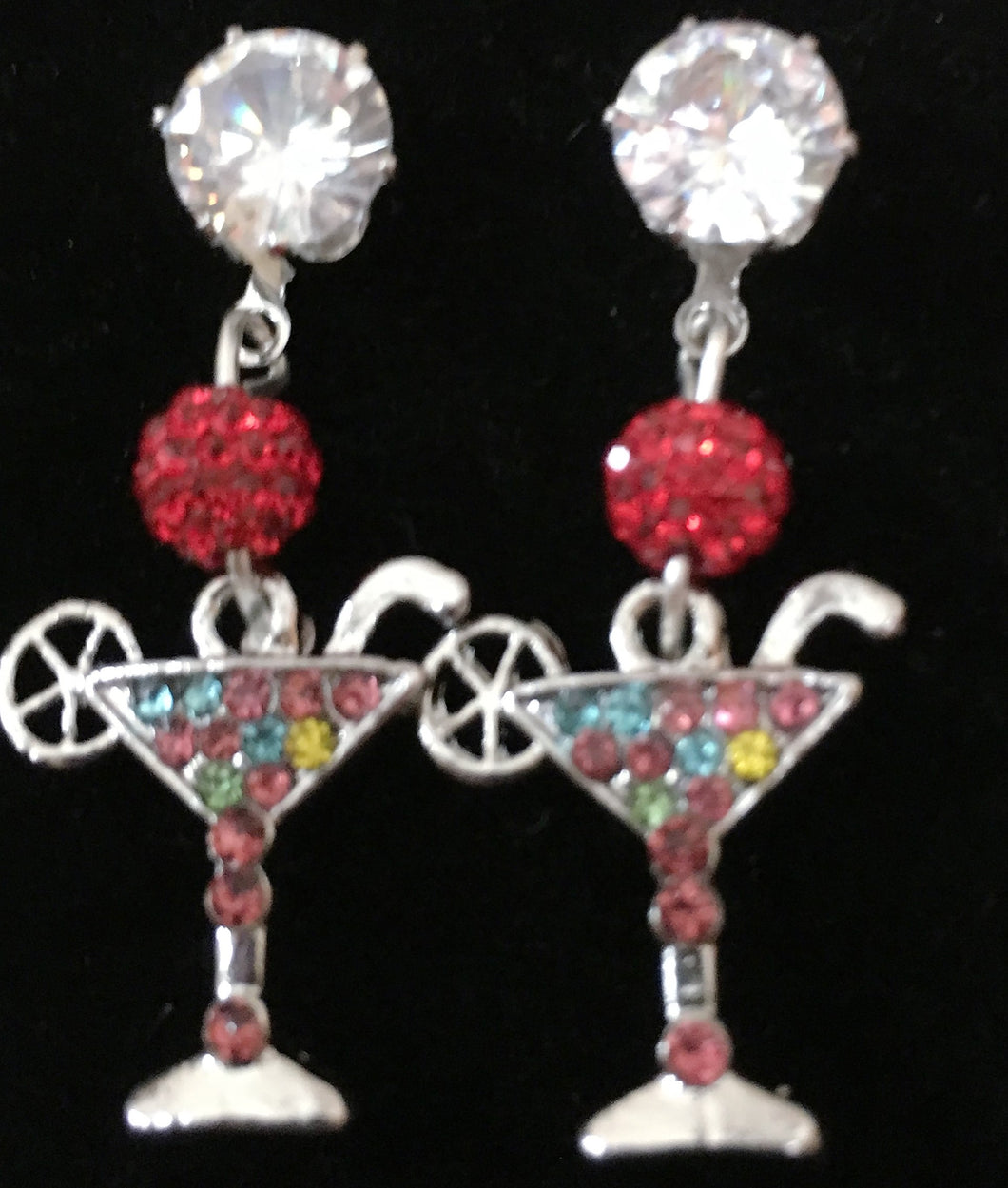 A1500 Martini Glass Earrings