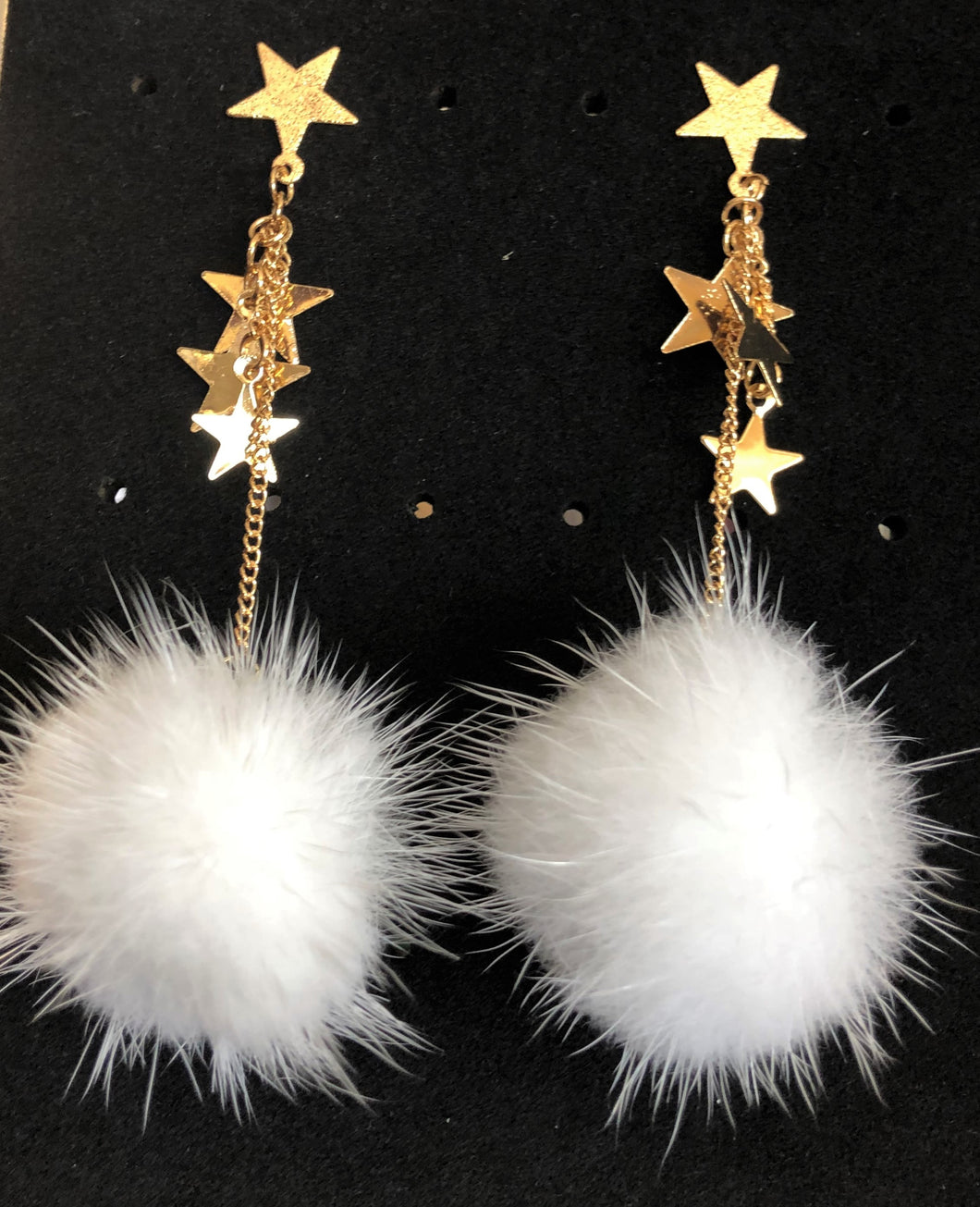 A310 Holiday Fluff Earrings