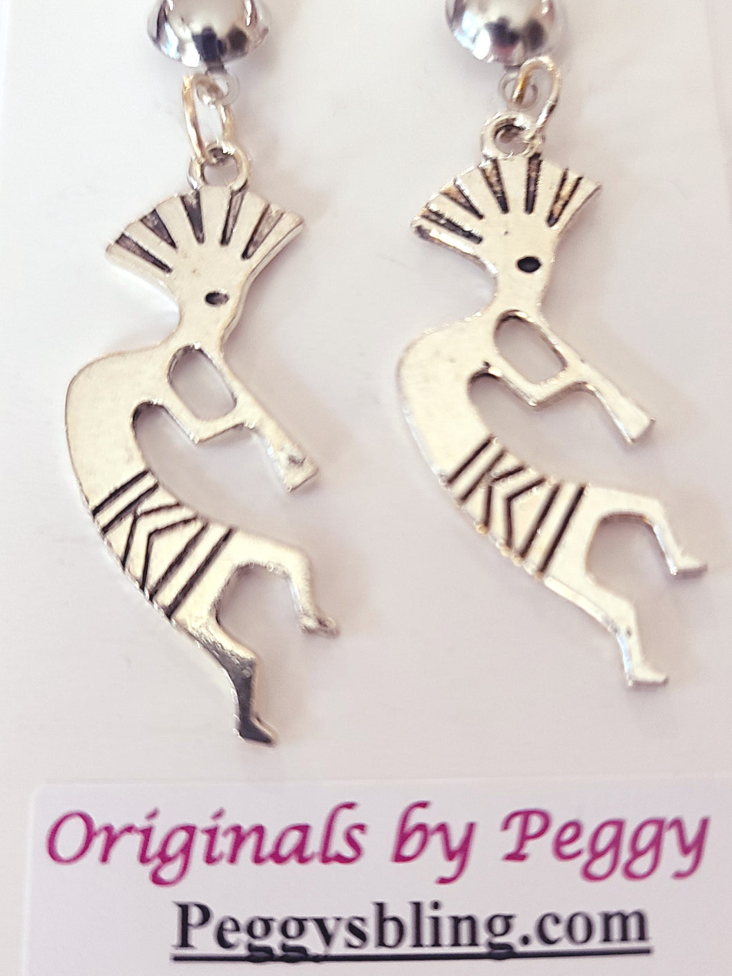 AA2040 Kokopelli Earrings