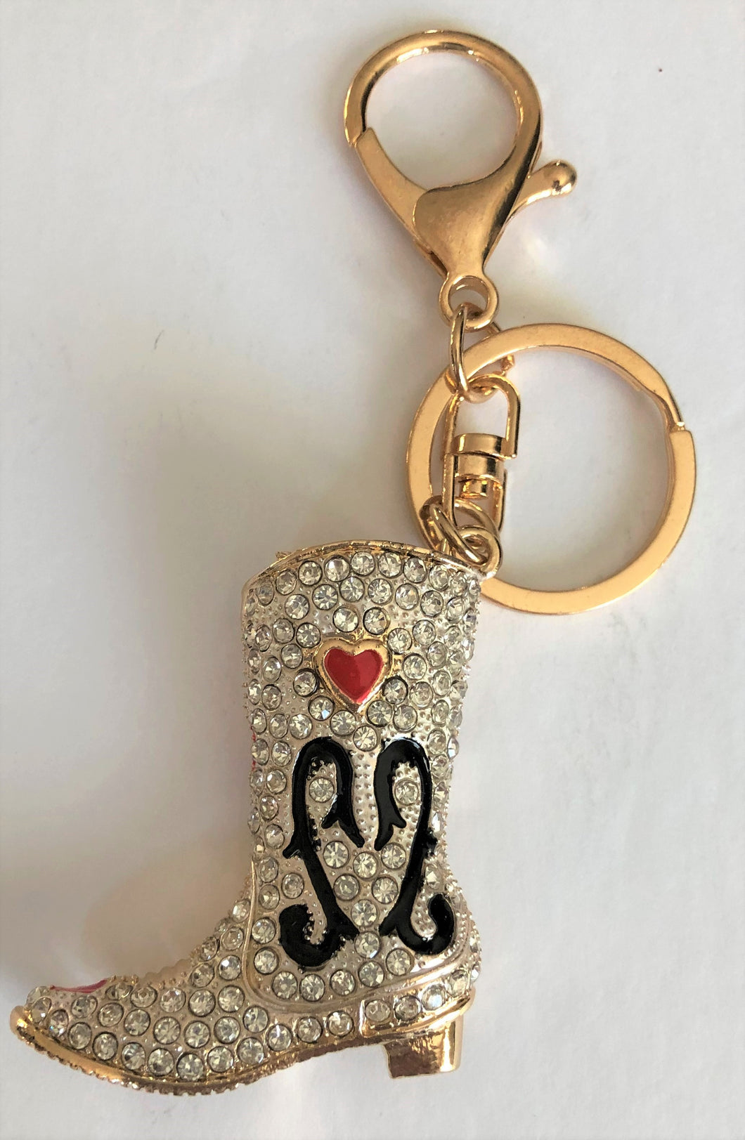 AAPB330  Crystal Cowgirl Boot Purse  Bling