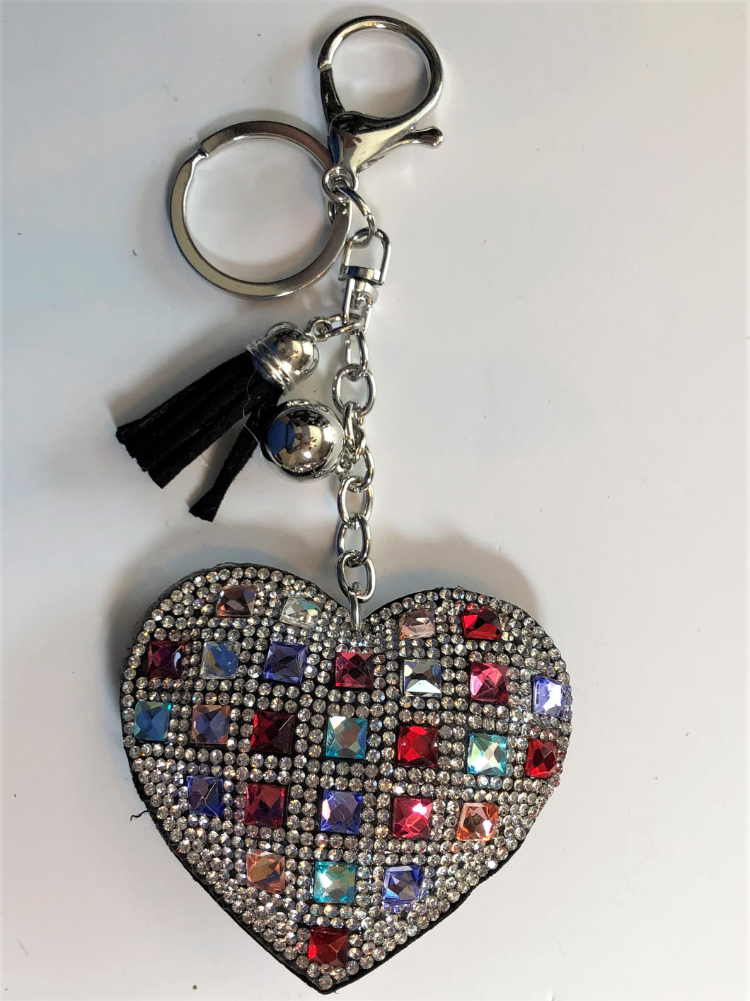 AAPB 800 Crystal Multicolor Heart Purse Bling