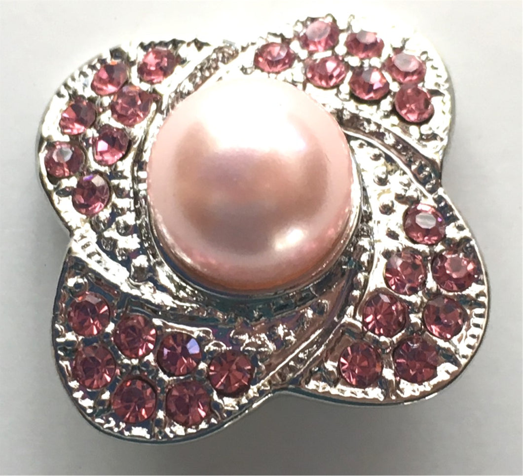 B0100 Pink Pearl Button