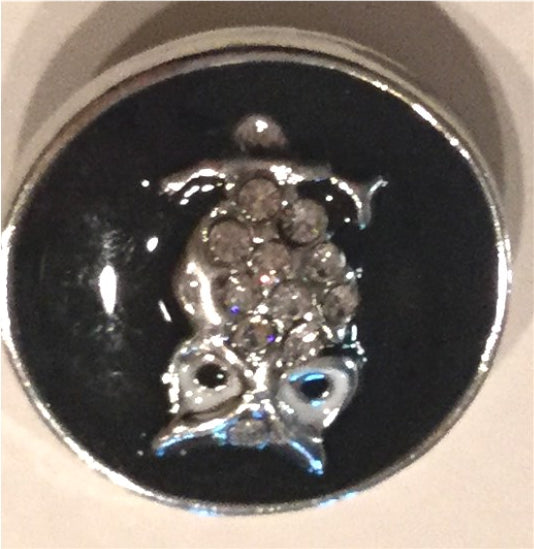 B2200 Owl snap on button