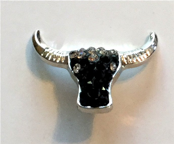 B4006 Texas Longhorn Button