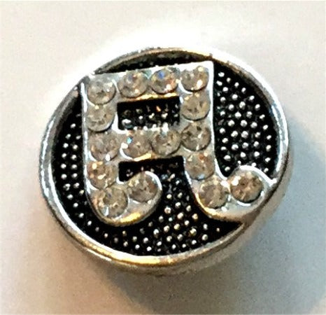 B5100 Crystal Music Note Button