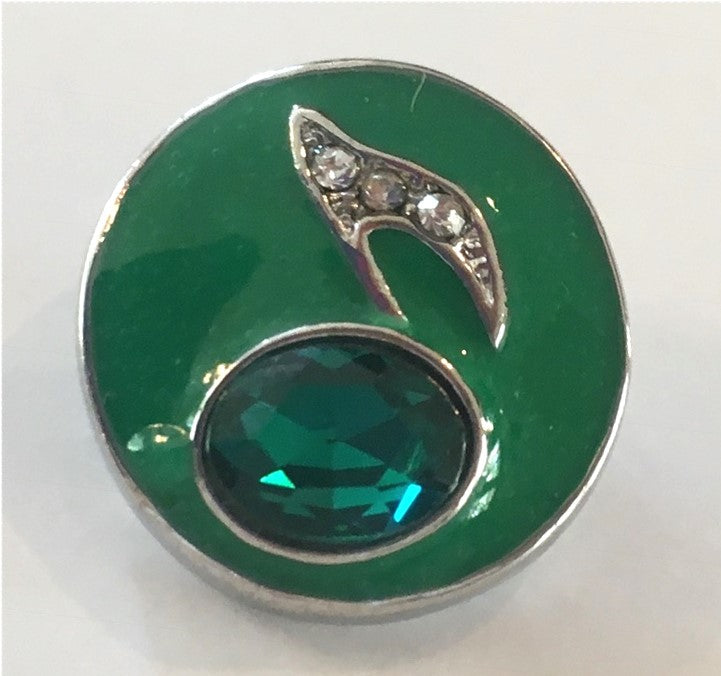 B5101 Green Music Note