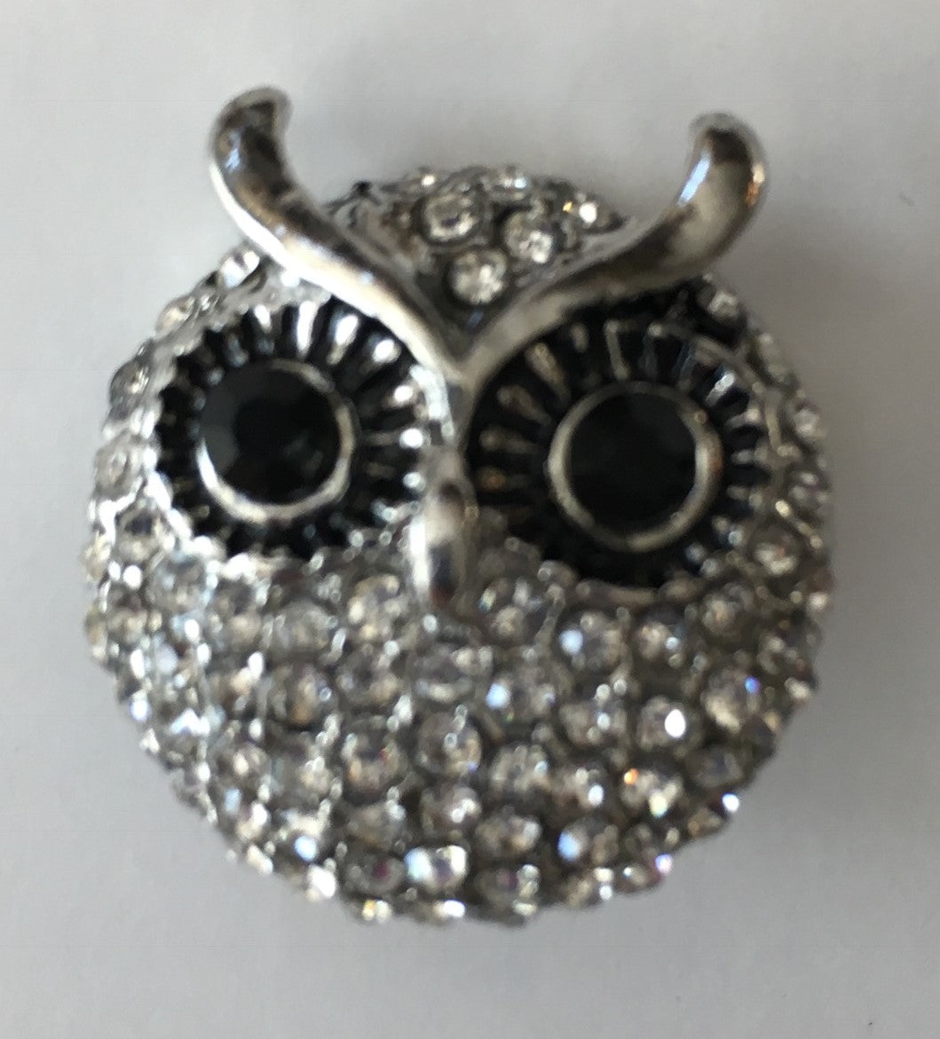 B5700 Round Crystal Owl