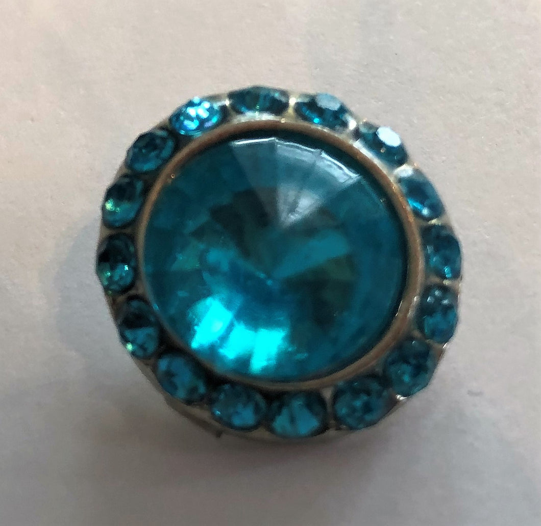 B9810 Teal Crystal Circle