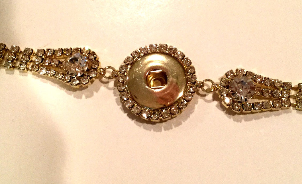 BR 1100 Gold Plated Holiday Bracelet