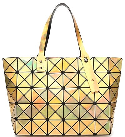 Fashion Designer Purse/Tote Bag-Gold