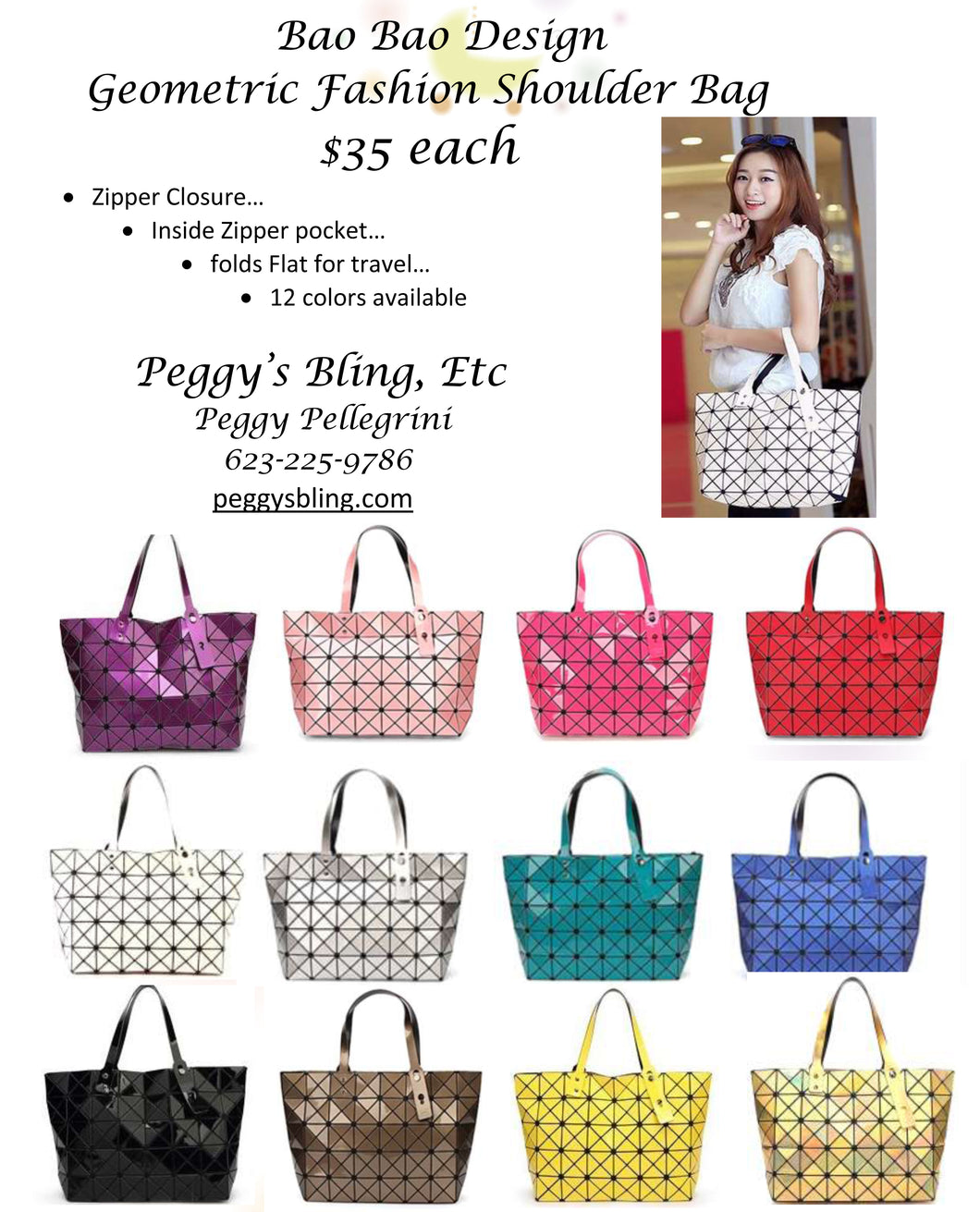 Fashion Designer  Purse/Tote bag Flyer