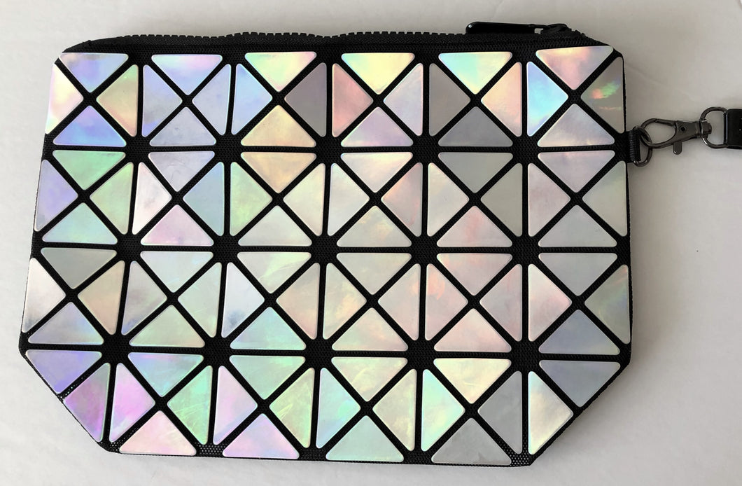 Fashion Designer Silver Clutch Bag