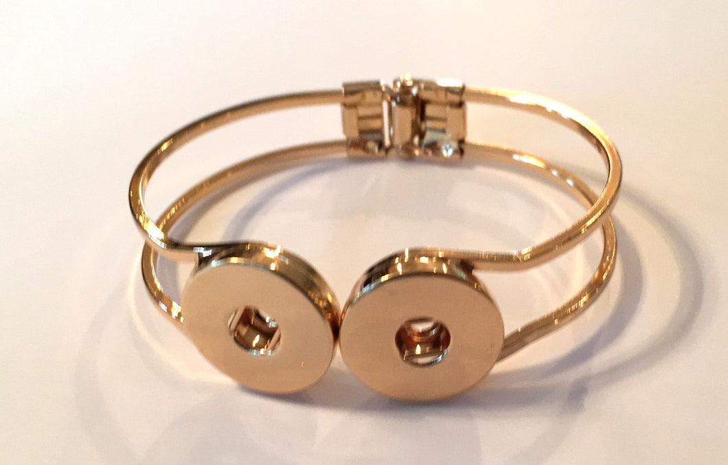 GBR400 goldtone double bracelet