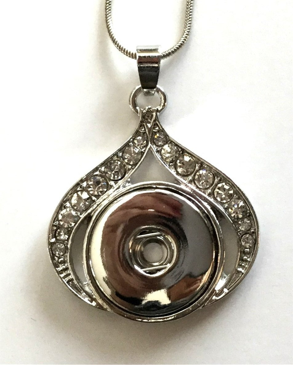 N2300 Pear-Shaped Crystal Necklace