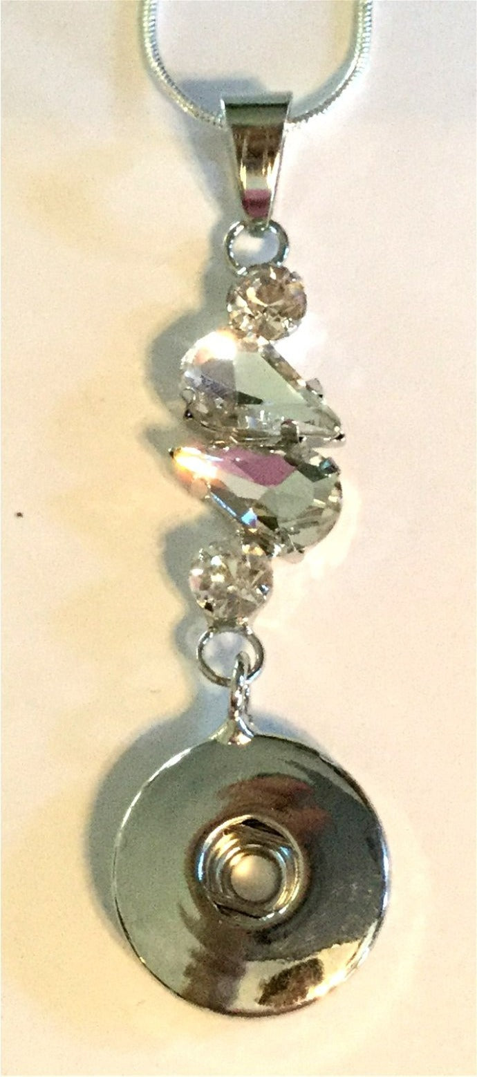 N2500 Elegant Crystal Drop Necklace