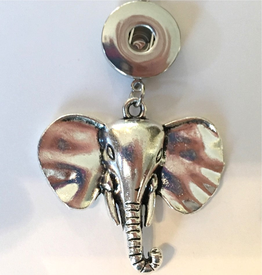 N3200 Silver Plated elephant Necklace