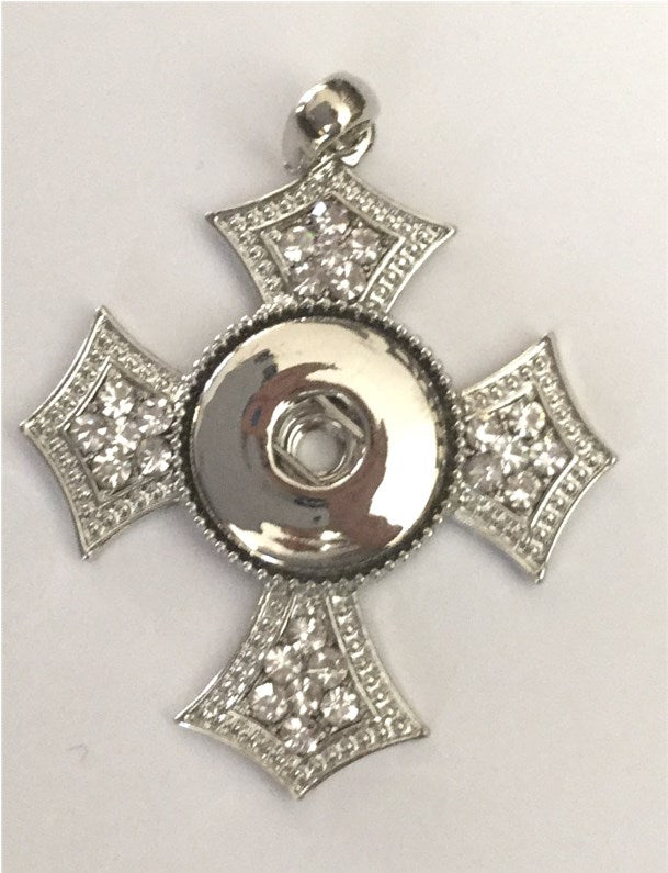 P500A Crystal Cross Pendant