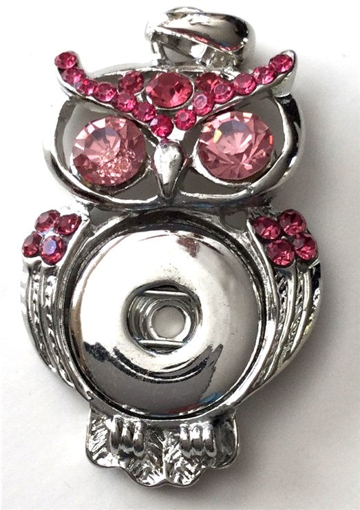 P500 Pink Owl Pendant