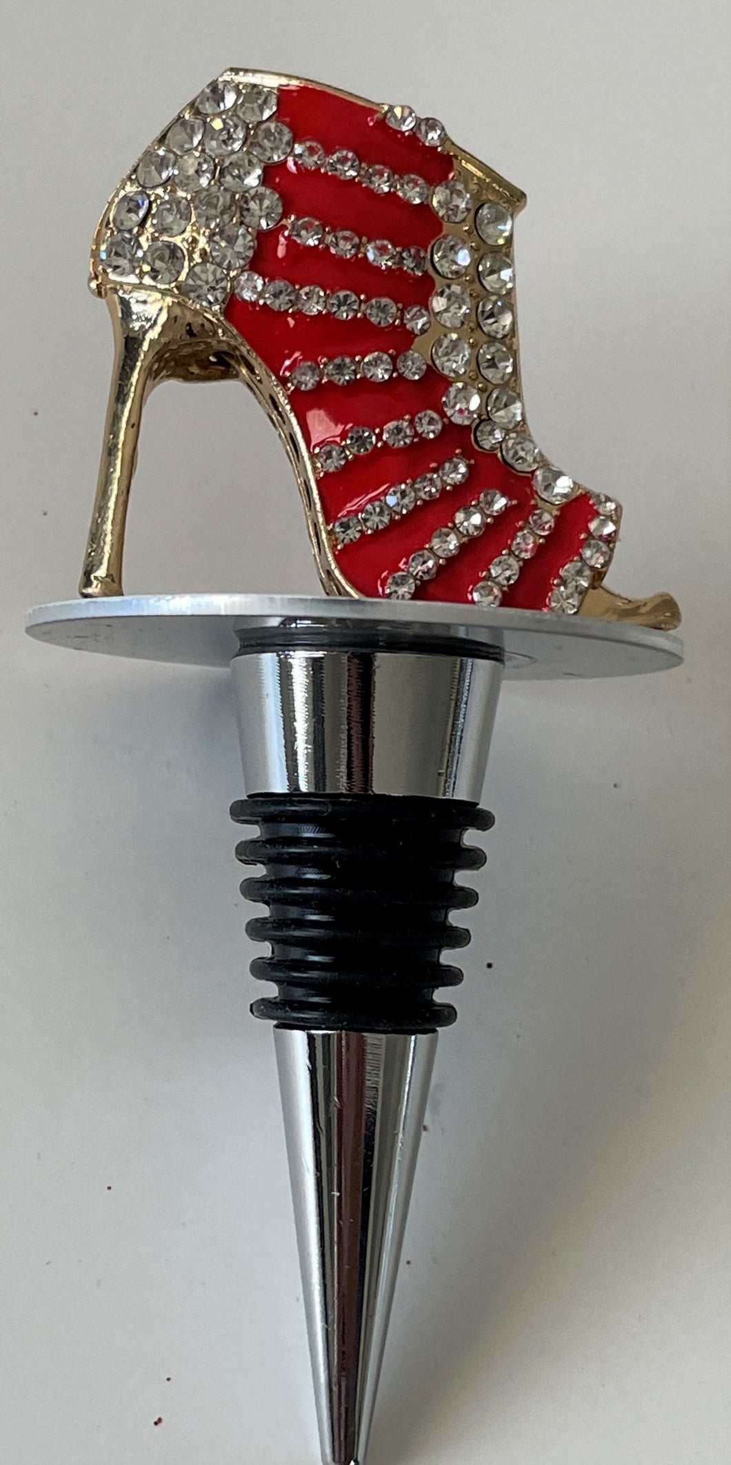 Wine Bottle Stopper Red Stiletto