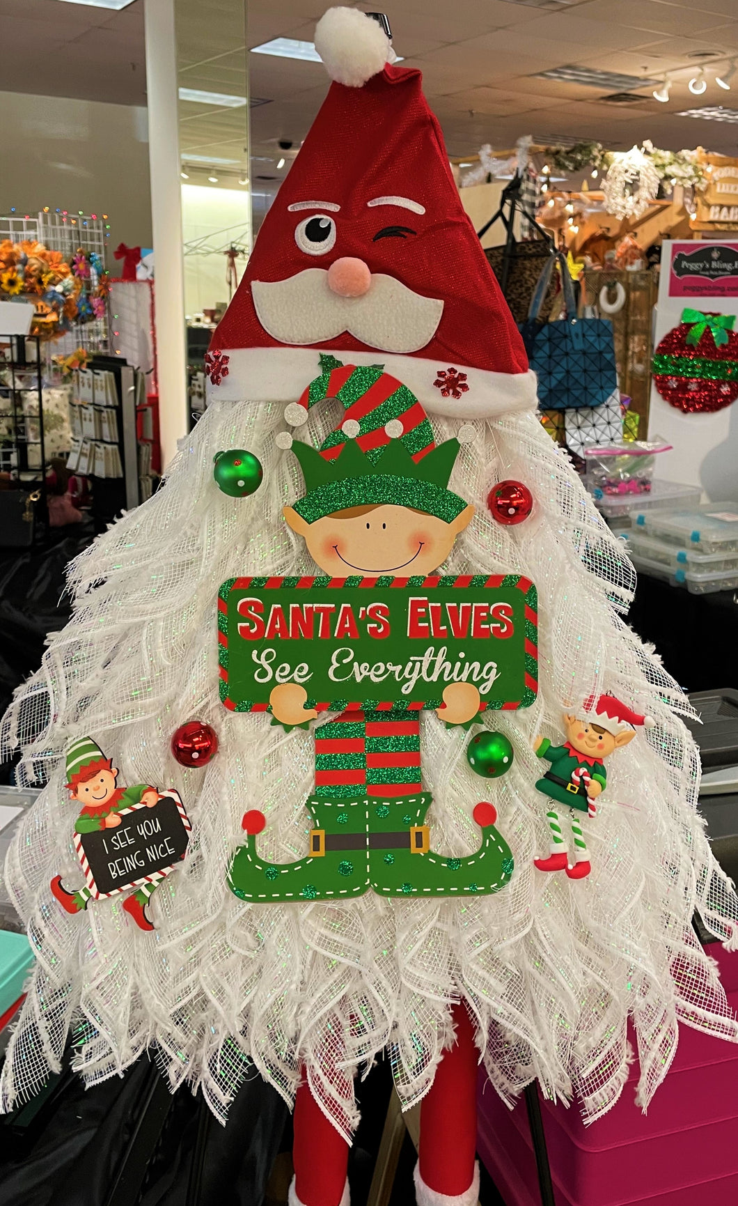 Wreath Santa Clause Door Wreath