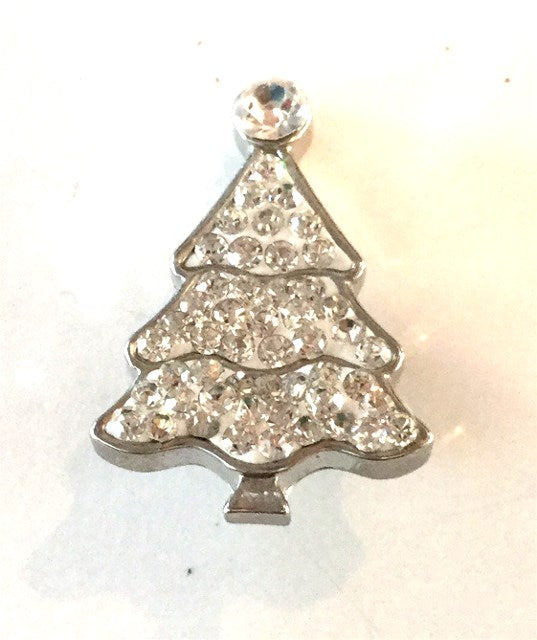 Silver Crystal Holiday Tree